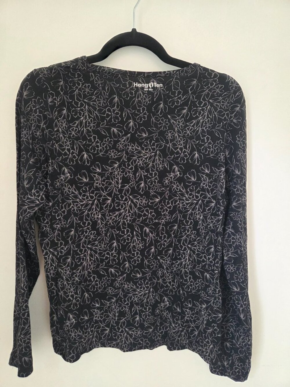 Hang Ten Women's Long Sleeve Rashguard with UPF 50+ - Size M